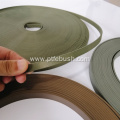 Embossed ptfe guide strip for hydraulic